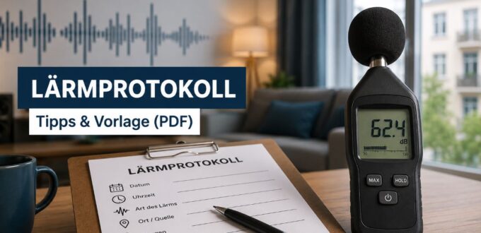 Lärmprotokoll Vorlage