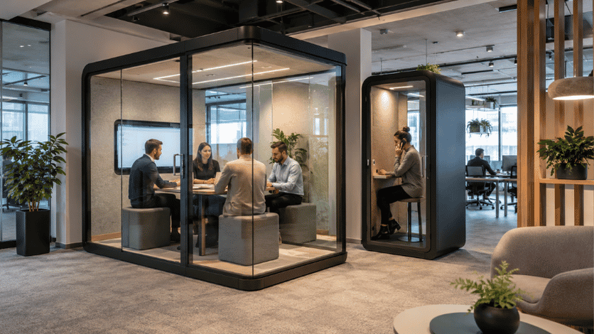 Meetingbox und Telefonbox: Flexible Raumlösungen für moderne Büros